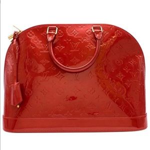 Replic Pomme D’Amour Monogram Vernis Alma GM Bag